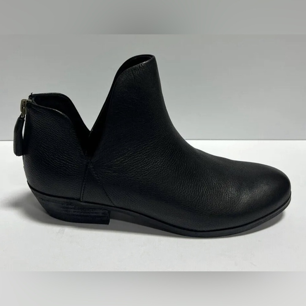 Softwalk Womens Rylee Bootie Black Leather Size 9.5 N